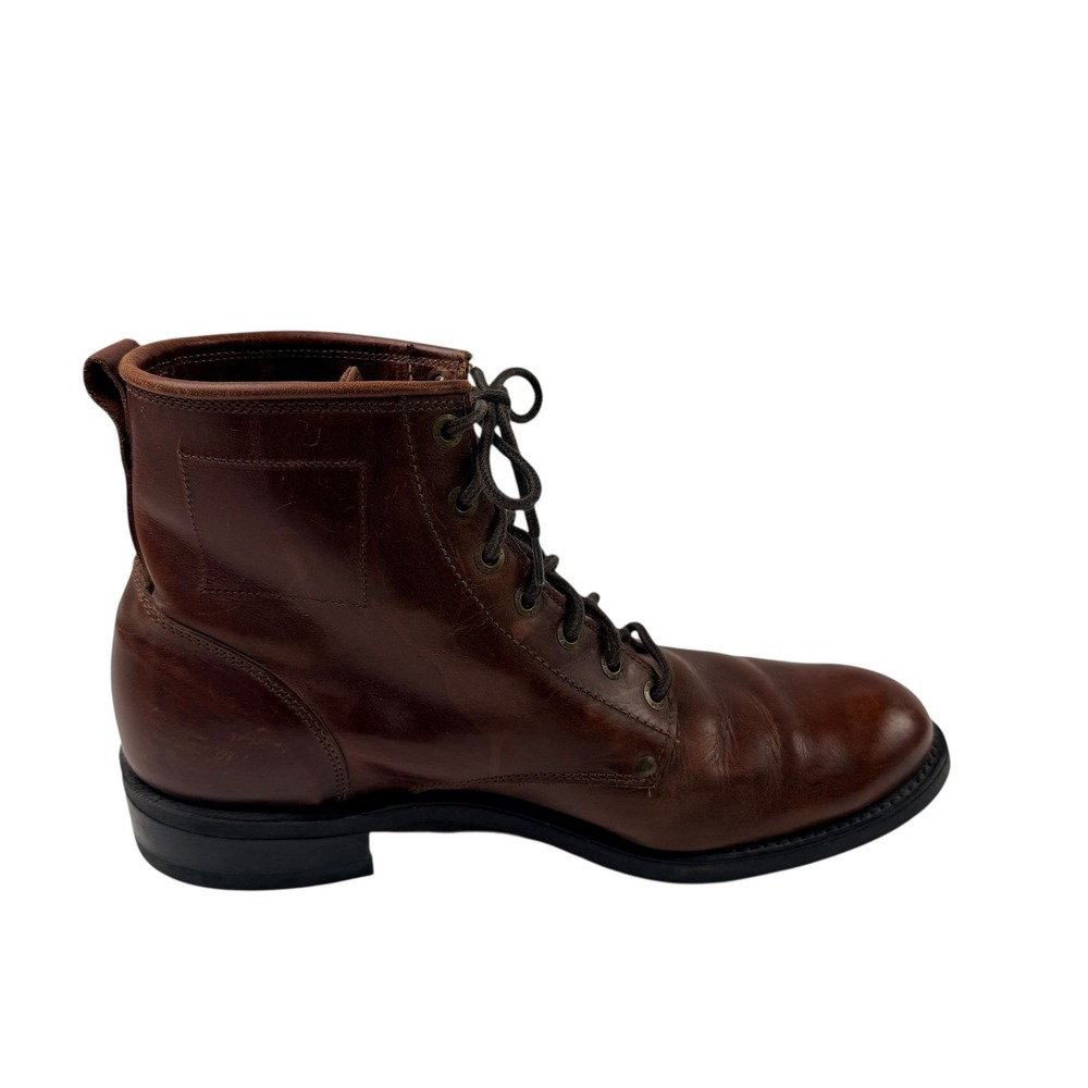 Avirex USA Men's Leather Lace Up Combat Boots Brown Size 10.5 D VTG Military - Picture 6 of 12
